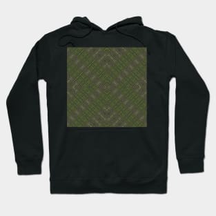 Green Line Pattern Hoodie